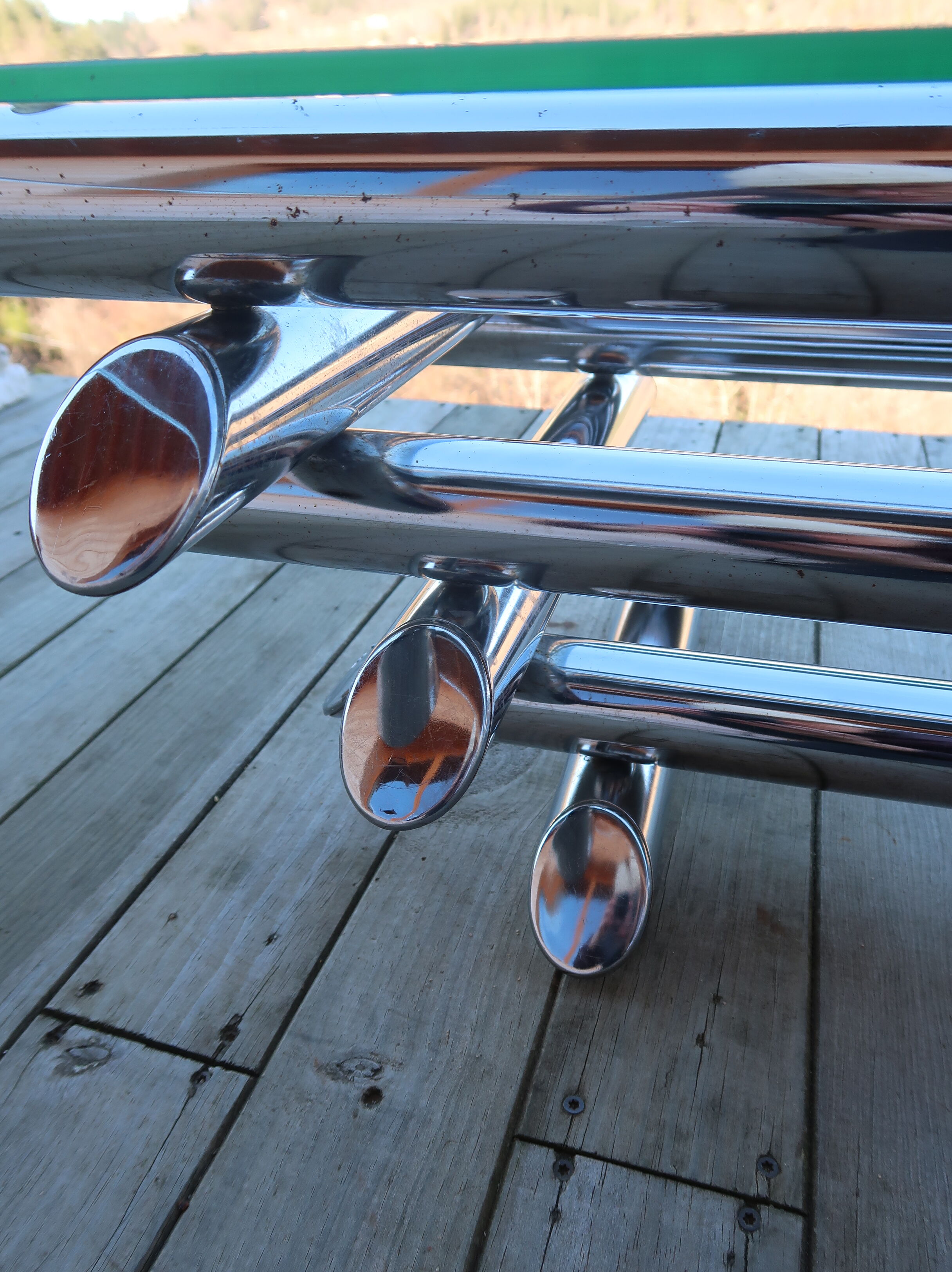 Chrome tubular table 70 ́s