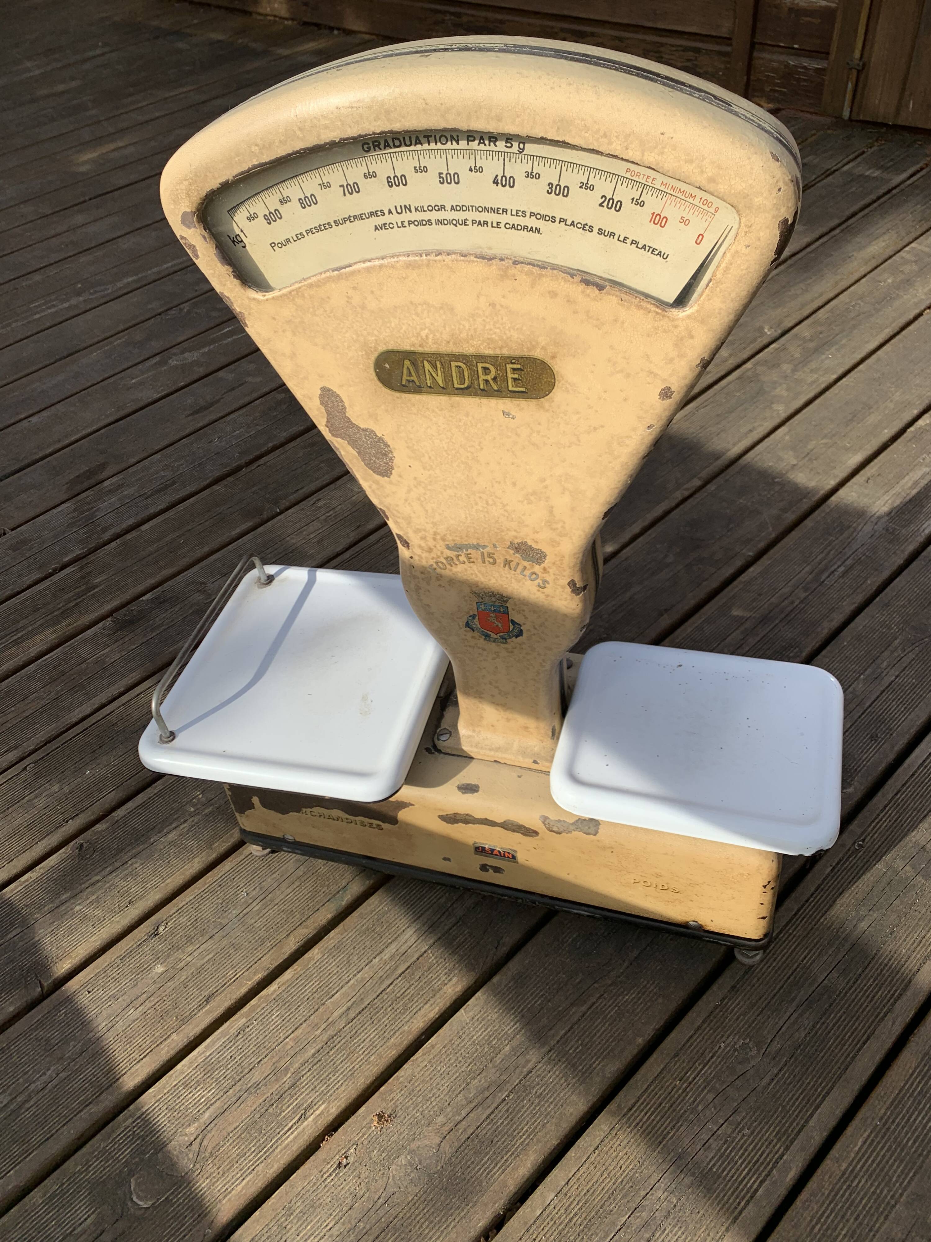 Balance d épicier des années 50
