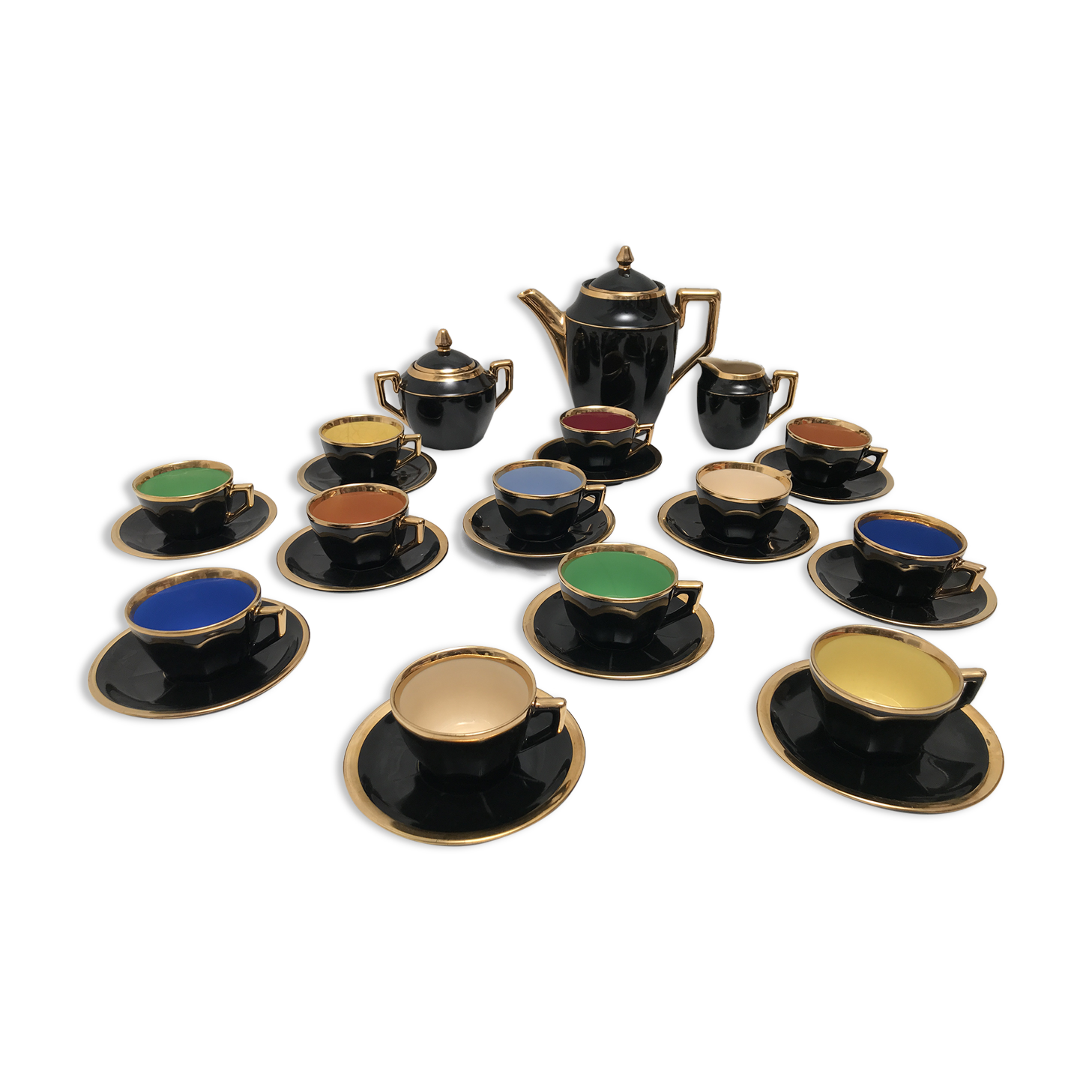 Service of 27 tea pieces 50-60 years