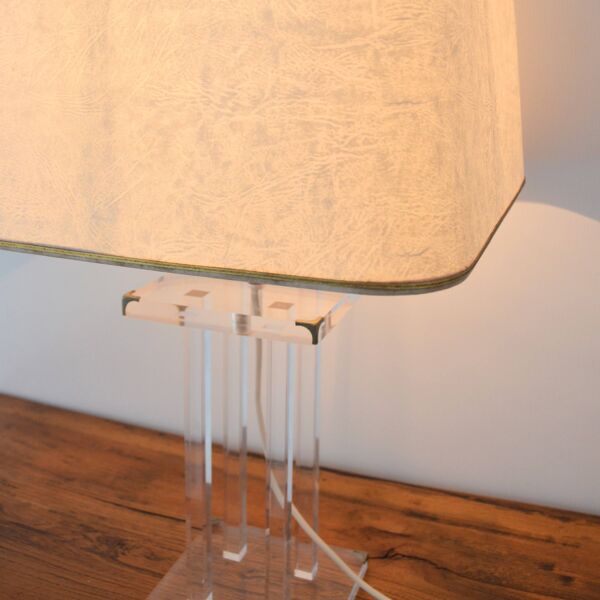 Lampe de table  » Cristal  » David Lange vintage 1970s