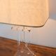 Table lamp » Crystal » David Lange vintage 1970s