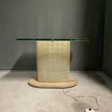 French 1950's  illuminated side table
