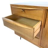 Vintage walnut sideboard by franz ehrlich for veb deutsche werkstätten hellerau