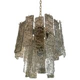 Lustre en verre de Murano