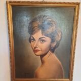 Portrait De Femme Pour Cette Huile Sur Toile