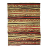 Turkish Anatolian Handmade Vintage Area Kilim Rug 216 cm x 160 cm