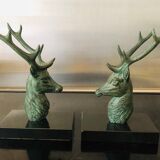 Bronze bookends