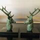 Bronze bookends