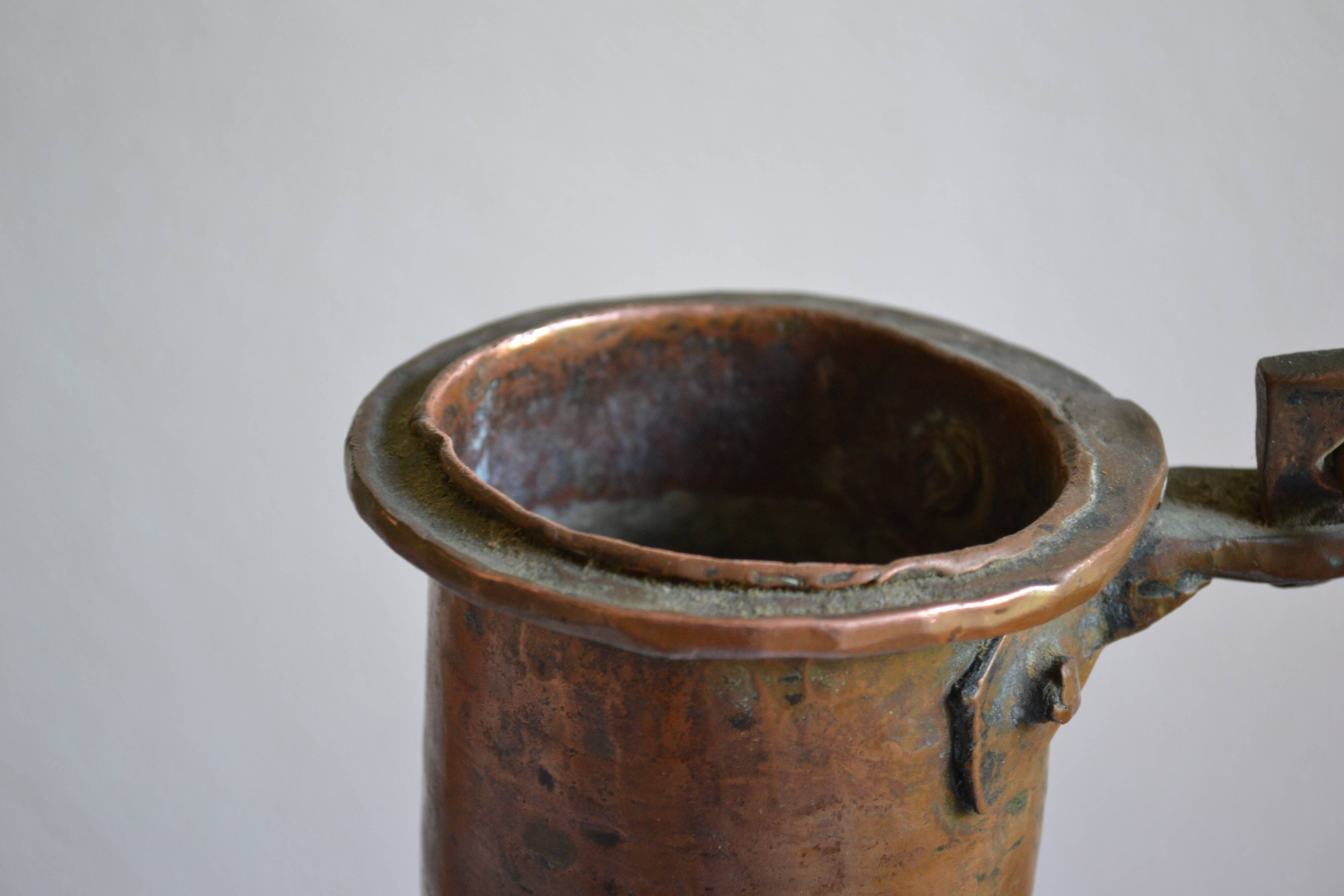 old large red copper cocklemar