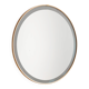 Vintage Metal Framed Mirror, 1970s