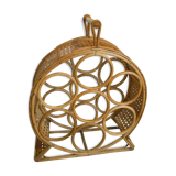 Rattan bottle holder