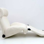 Bouclè Wink Lounge Chair by Toshiyuki Kita for Cassina, 1980s