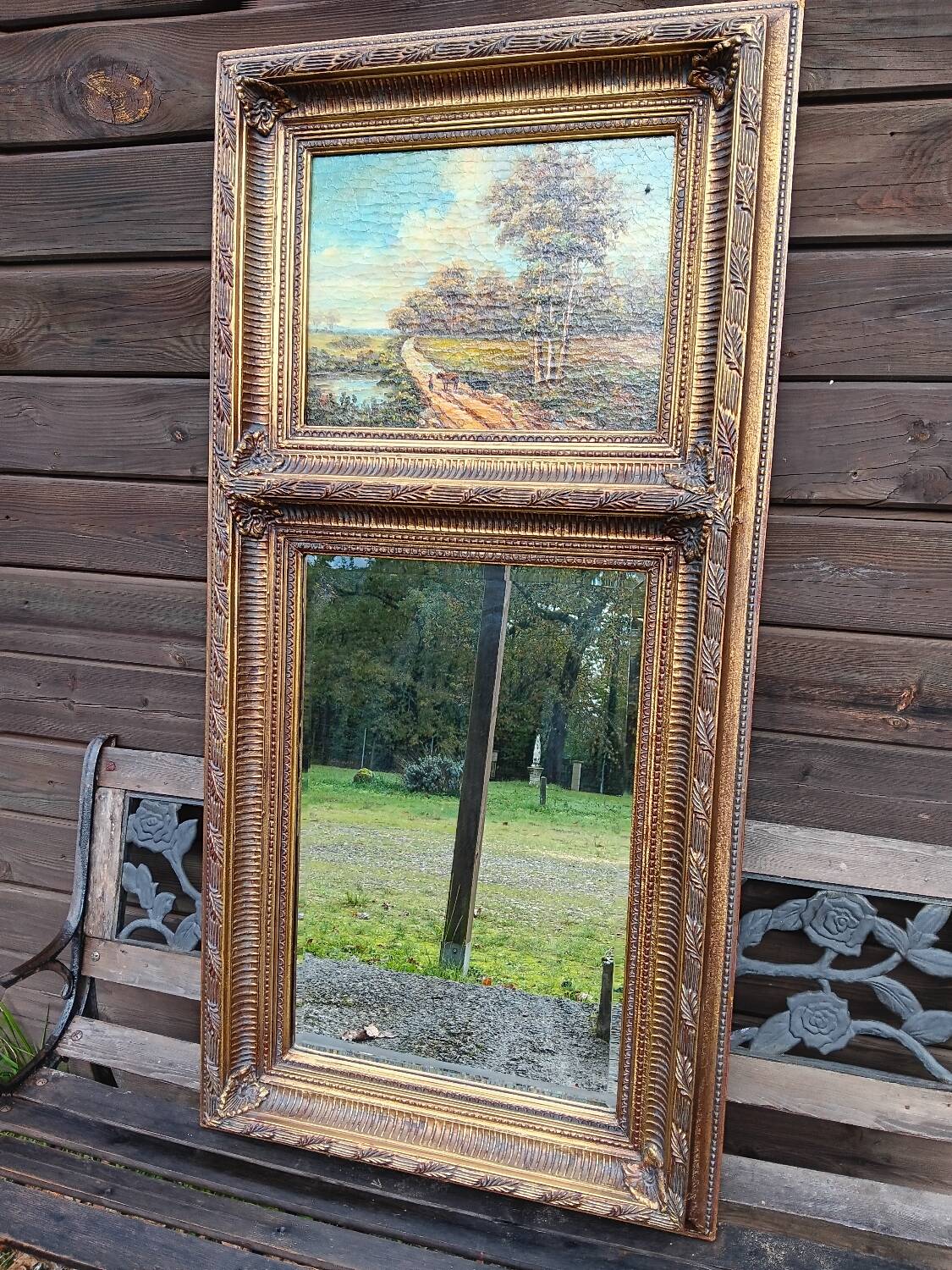 Trumeau mirror
