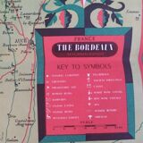 Map of Bordeaux 1950