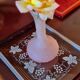 Small molded glass vase
