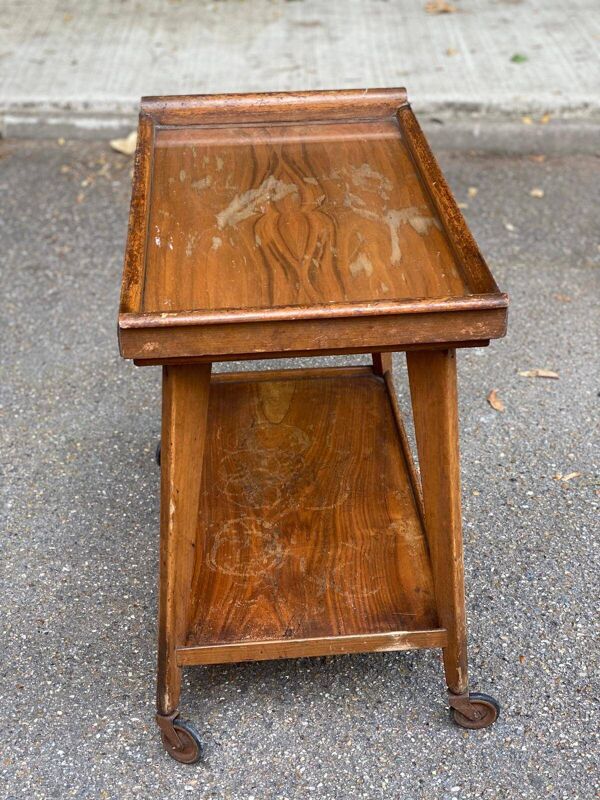 Desserte art déco scandinave 1950
