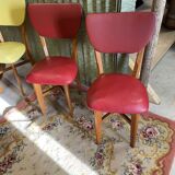 Set 4 chairs vintage bistro year 50/60