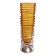 Jarrón de cristal con base de plata. Italia, 1970s