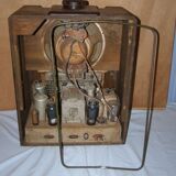 Ancienne radio TSF Elecradio, avec son antenne  année 1930  110/240V