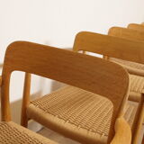 6 x Niels Otto Moller dining chairs | Model 56 | Oak | Restored