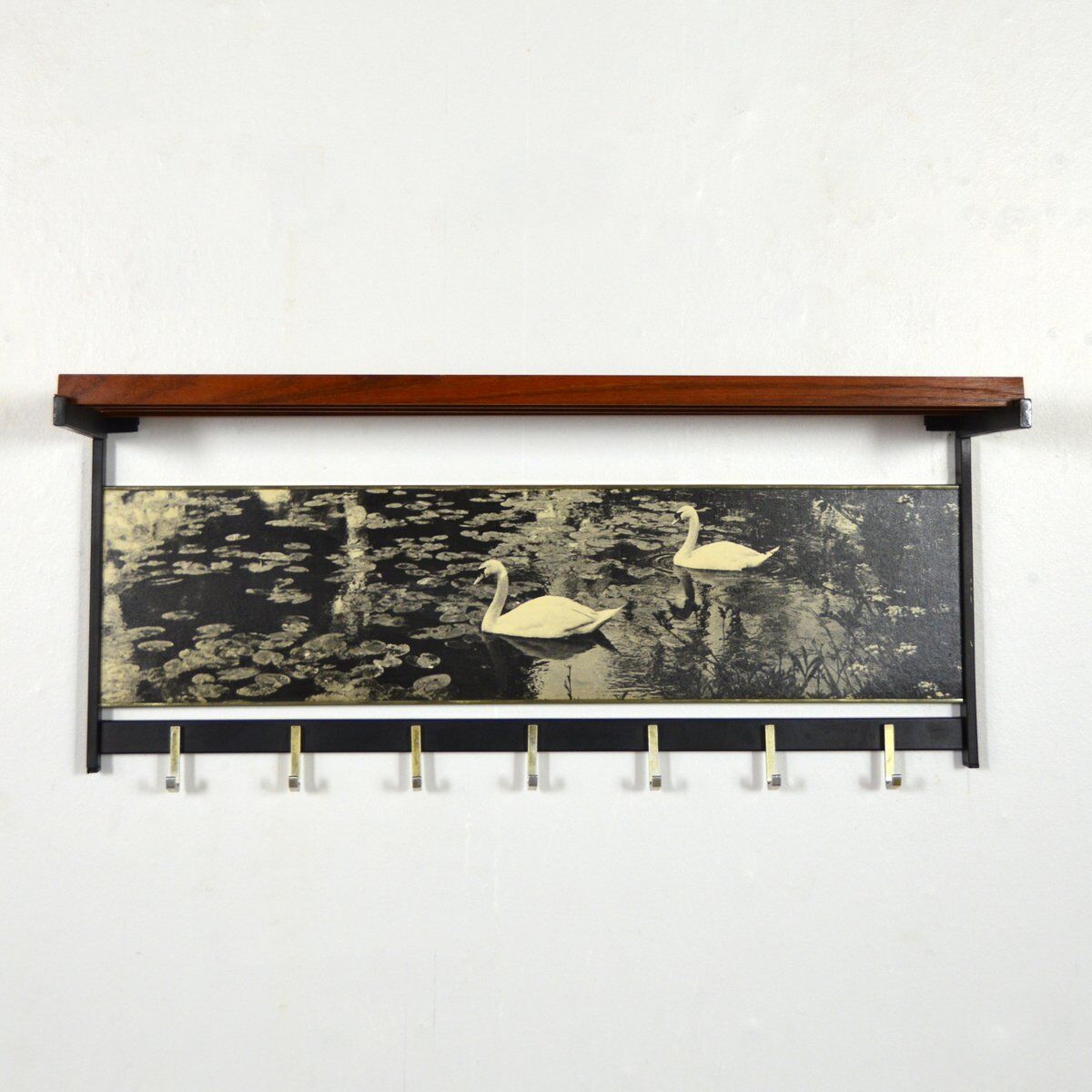 Entrance cloakroom / Coat rack Vintage swan decoration