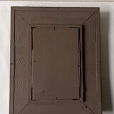 Still life oil on panel vase with immortelles