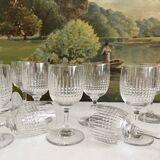 12 Baccarat crystal "Nancy" port wine glasses