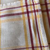 Serie de 12 serviettes en lin et coton anciennes
