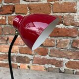 Burgundy desk lamp, A-23, 1960s.