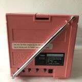Portable pink TV 80s