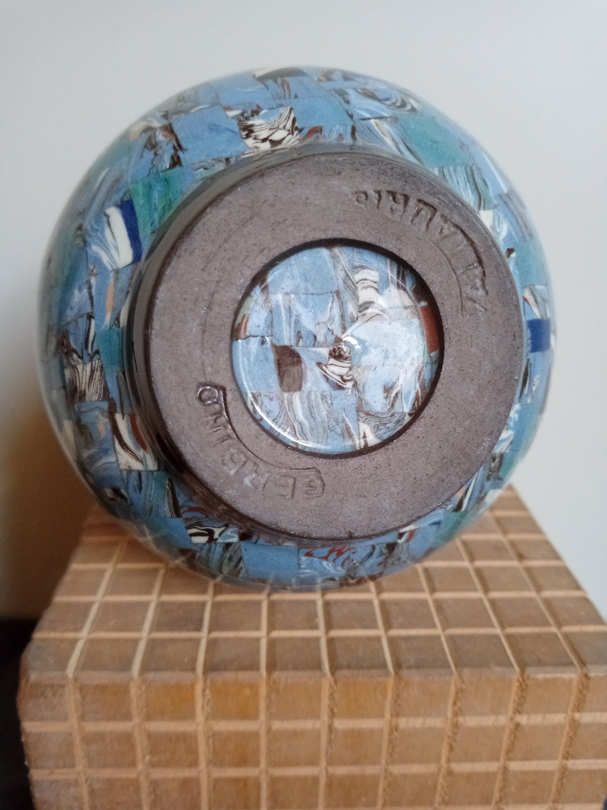 Ceramic vase Gerbino Vallauris