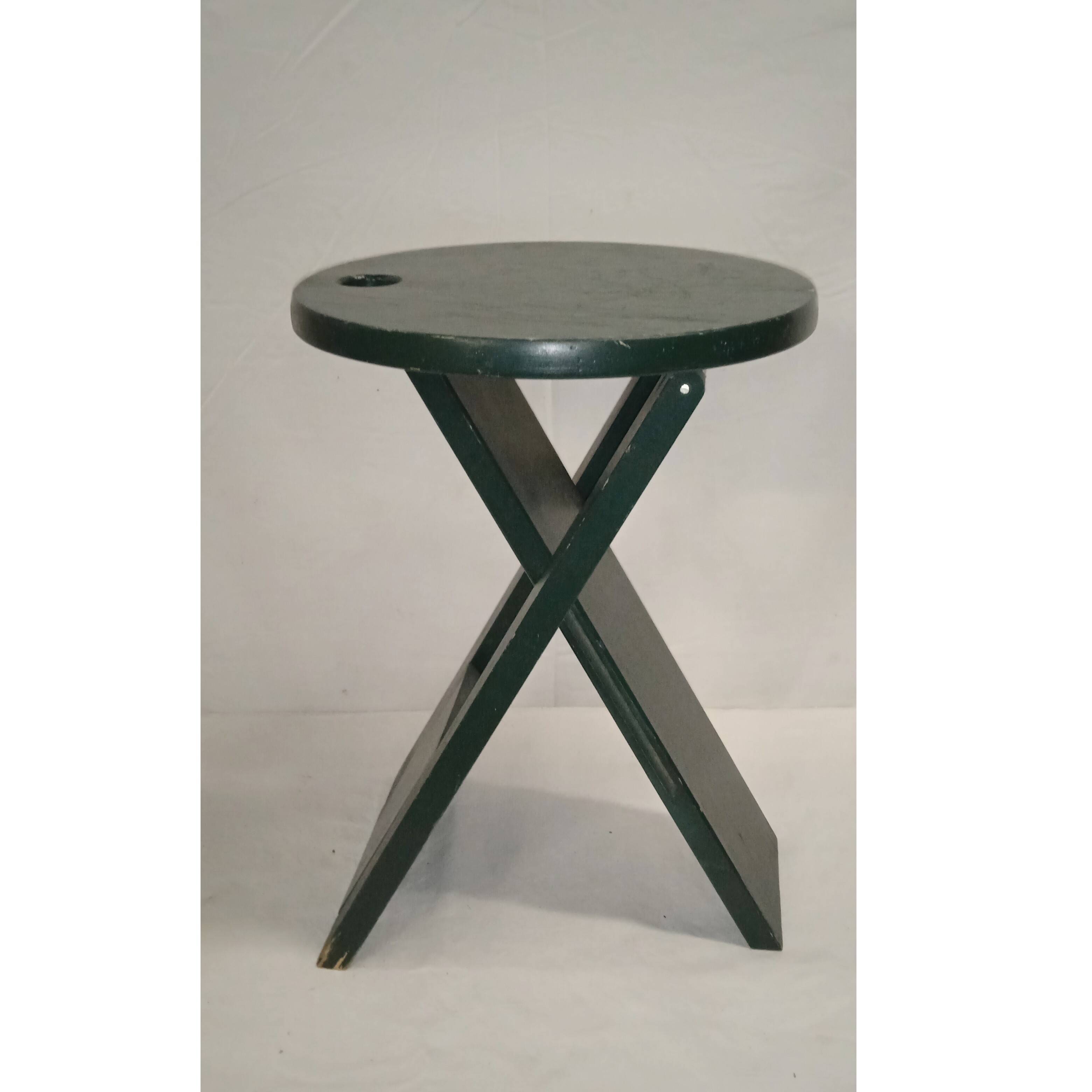 Suzy folding wooden stool design Adrian Reed