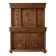 Large antique wooden sideboard carved in rustic style.