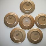 Set of 6 stoneware plates