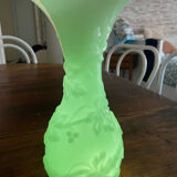 Vase opaline ouraline vert