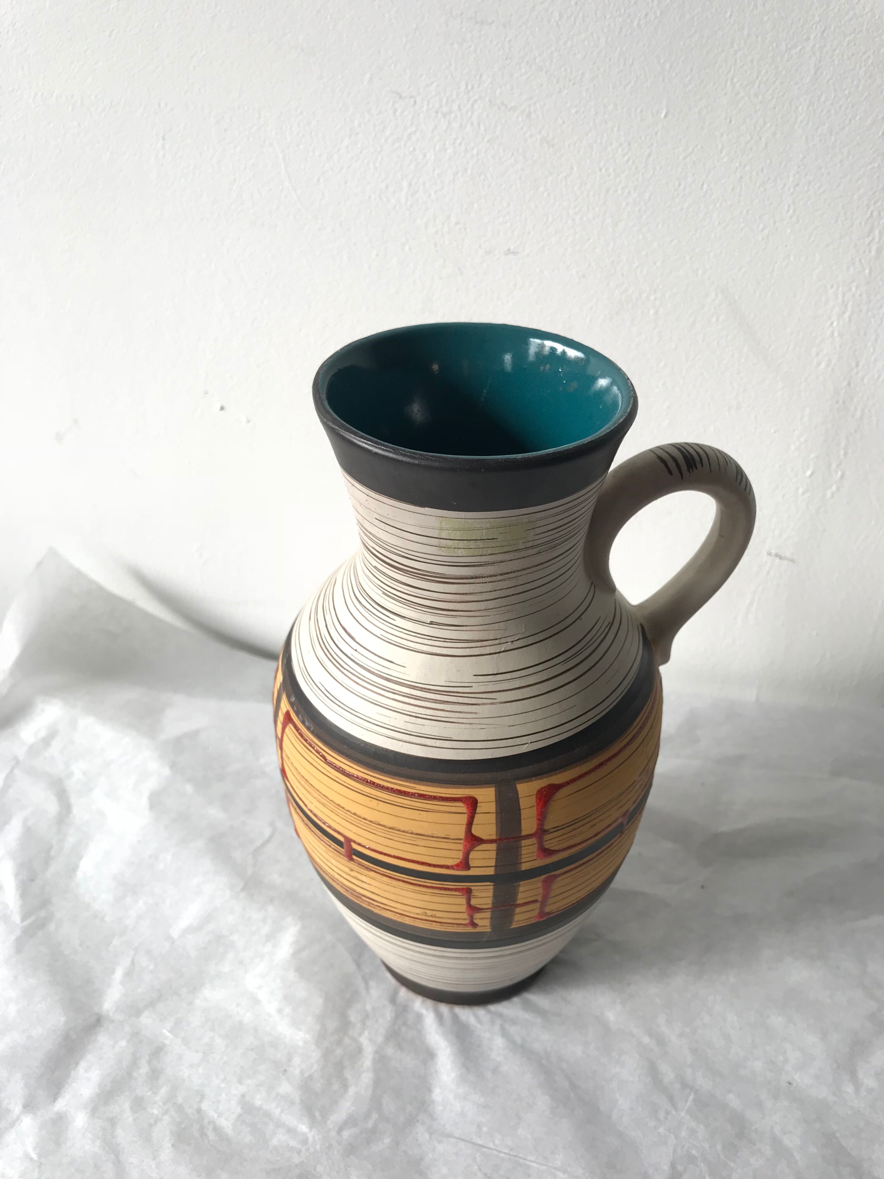 Vase ceramic vintage West Germany