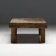 Low Farmhouse Coffee Table, France, Late 19th Century