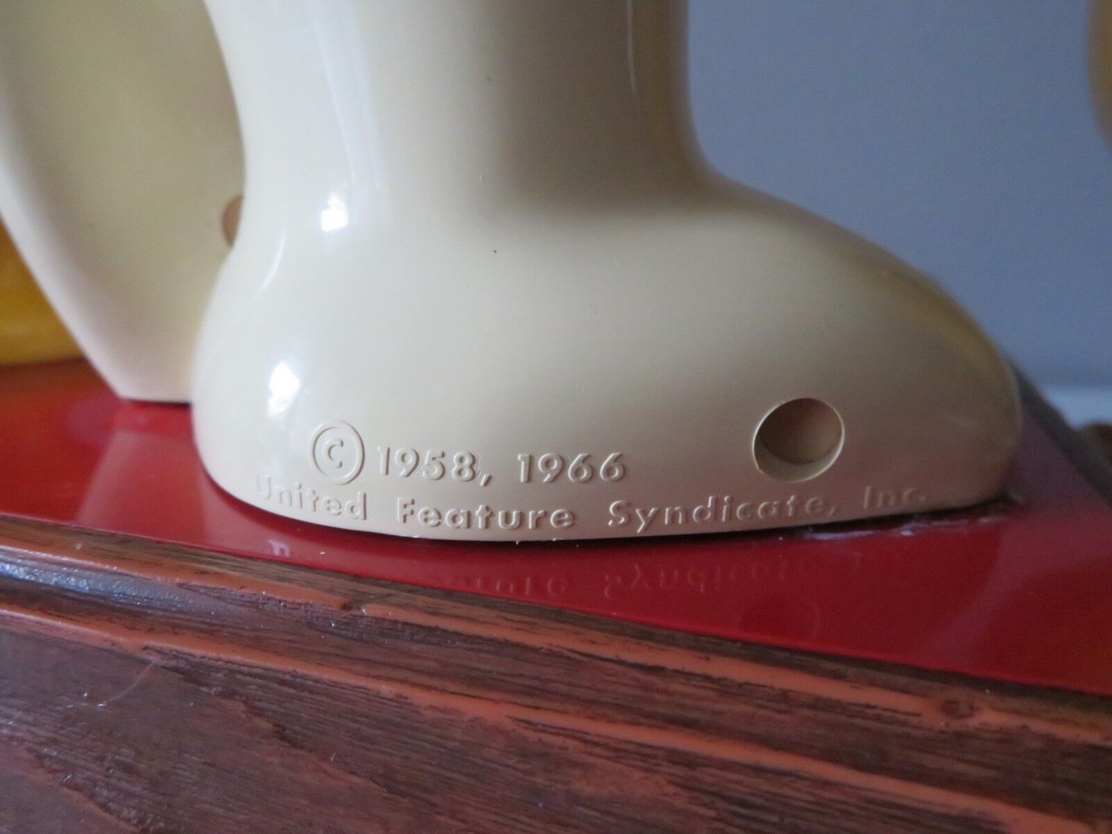 Landline Phone Snoopy & Woodstock Peanuts Vintage Rotating Head 80s
