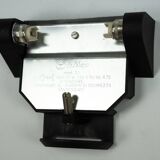 Pair of De Majo sconces in thick pink and green murano glass. Italy 1980s