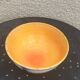 Glazed ceramic salad bowl signed by ceramicist Sarah Semplay vintage
