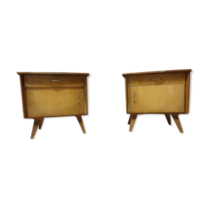 Paire de chevets 1970;