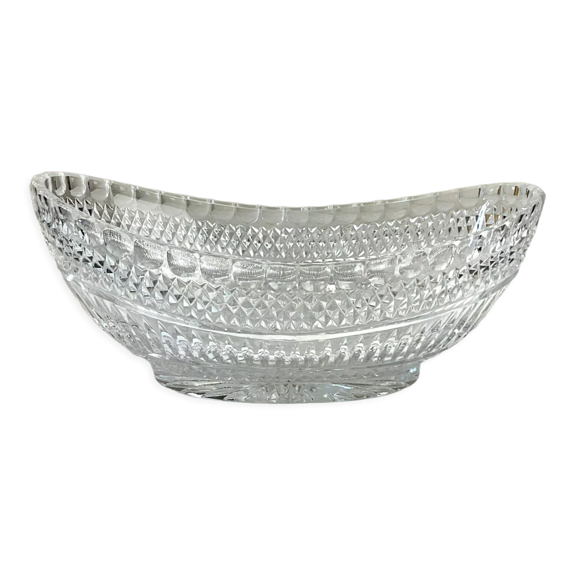 Coupe à fruits en verre vintage