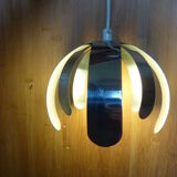 Lamp light flower by Jocelyne Trocmé stainless, 70s