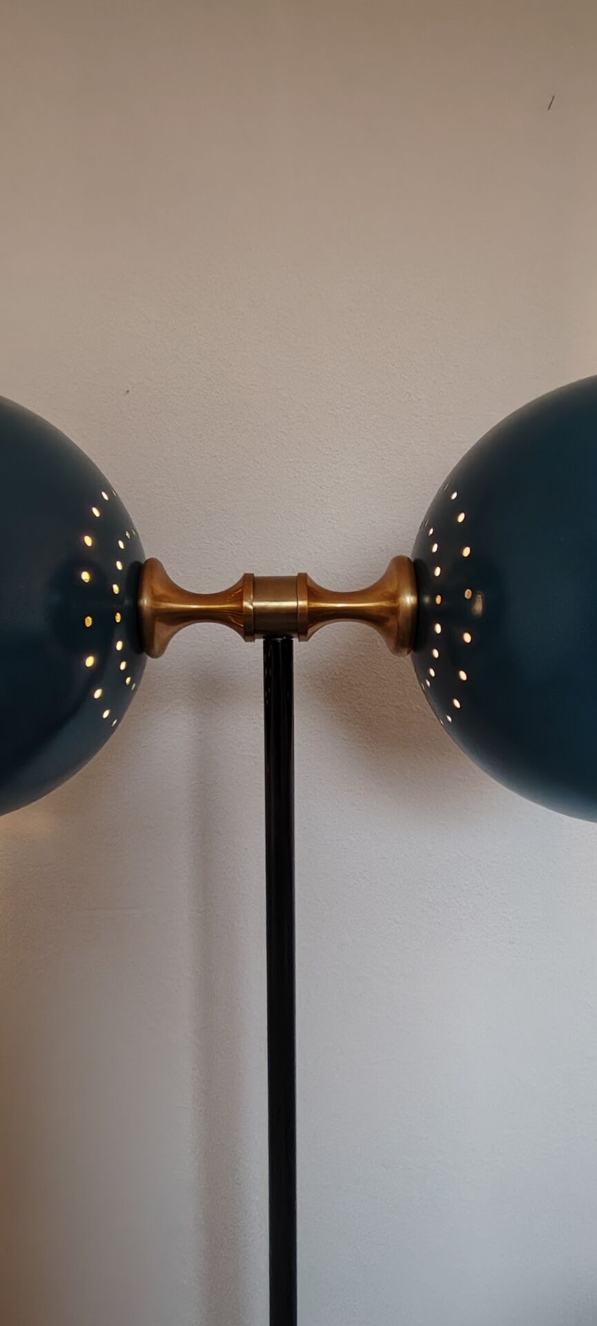 Vintage floor lamp double lighting