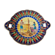 Plat emaux de Longwy pesage en Egypte