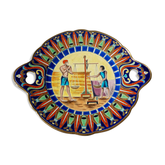 Longwy emaux weighing dish in Egypt