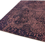 Handmade Turkish Contemporary 1980s 199 cm x 283 cm Blue Wool Carpet