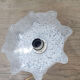 Vintage white murano glass hanging lamp