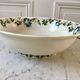 salad bowl Terre de Fer Céranord model "Clairefontaine" green 30s