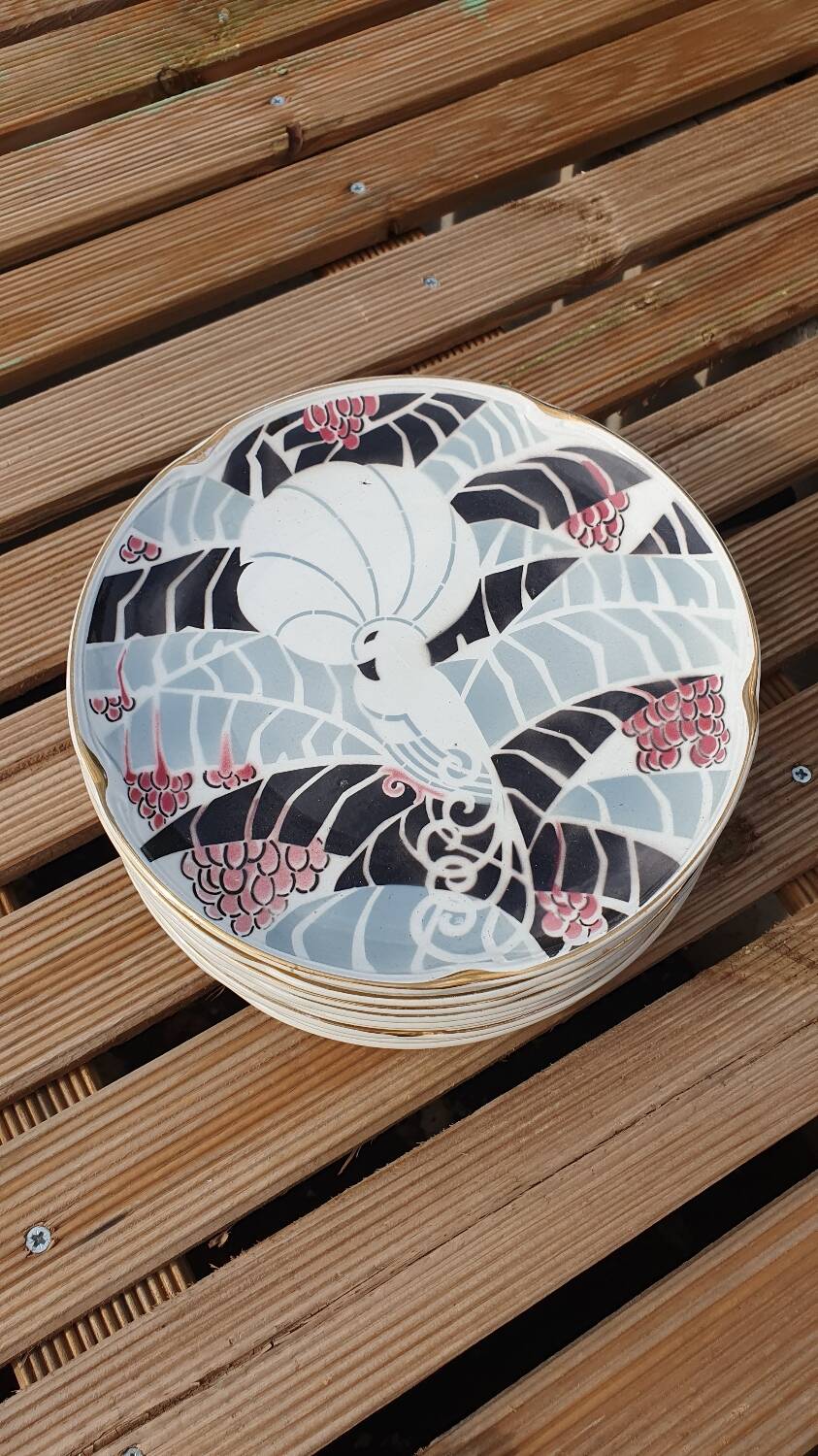 Lunéville Art Deco Plates
